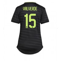 Fotbalové Dres Real Madrid Federico Valverde #15 Dámské Alternativní 2022-23 Krátký Rukáv
